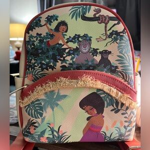 Jungle Book Themed Backpack with Red Accents